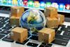 Internet,Shopping,,Online,Purchases,,E-commerce,,Package,Delivery,Concept,,Global,Transportation