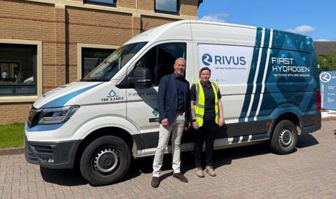 Allan Rushforth from First Hydrogen and Gemma Horne, Rivus