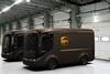 UPS Arrival Trucks