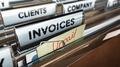 Unpaid bills