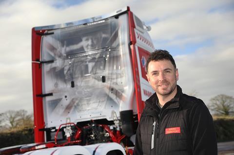 Wains Transport with its new livery