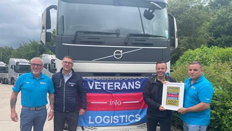 Armstrong Logistics awarded Gold Patron status by Veterans into Logistics