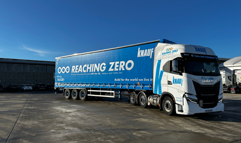 Sustainable lorry (side)